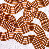 Aboriginal Artwork by Kara Napangardi Ross, Pamapardu Jukurrpa (Flying Ant Dreaming) - Warntungurru, 40x40cm