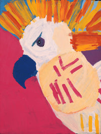 Aboriginal Artwork by Karen Napaljarri Barnes, Bird, 61x46cm