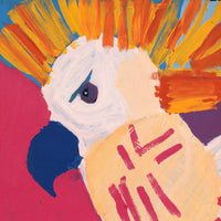 Aboriginal Artwork by Karen Napaljarri Barnes, Bird, 61x46cm