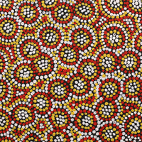 Aboriginal Art by Karen Napanangka McCormack, Watiya-warnu Jukurrpa (Seed Dreaming), 30x30cm - ART ARK®