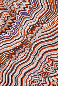 Aboriginal Artwork by Karen Norman, Attila, Uluru, Kata Tjuta, 91x61cm
