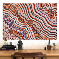 Aboriginal Artwork by Karen Norman, Attila, Uluru, Kata Tjuta, 91x61cm