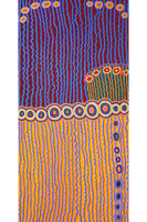 Aboriginal Art by Kasey-Anne Nampijinpa Gallagher, Water Dreaming - Pirlinyarnu, 152x76cm - ART ARK®