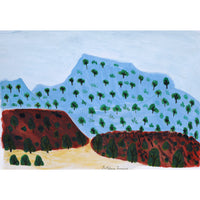 Aboriginal Artwork by Kathleen France, Ljalkaindirma (Mt Hermannsburg), 39.5x27cm