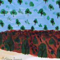 Aboriginal Artwork by Kathleen France, Ljalkaindirma (Mt Hermannsburg), 39.5x27cm
