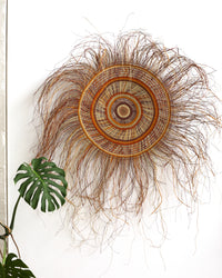 Aboriginal Artwork by Kathleen Malpamba, Woven Mat, 160cm-170cm