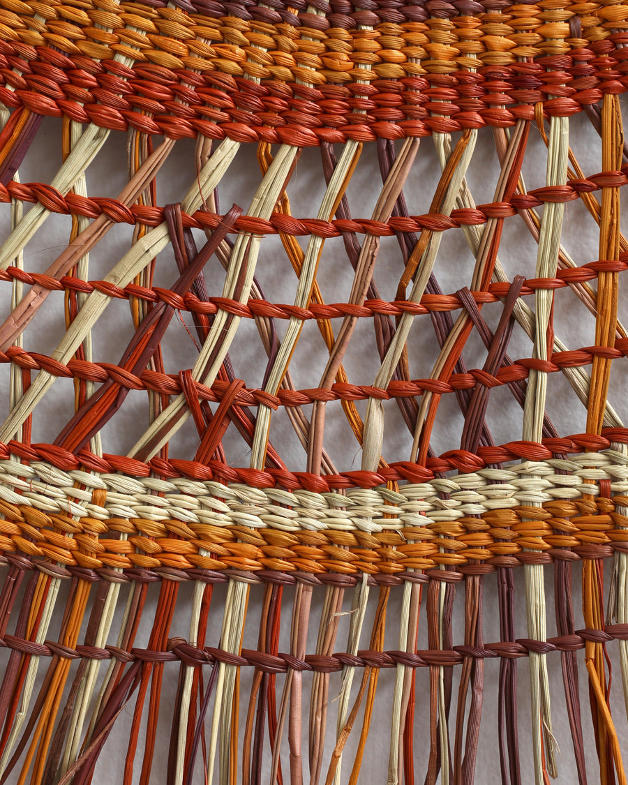 Aboriginal Artwork by Kathleen Malpamba, Woven Mat, 160cm-170cm