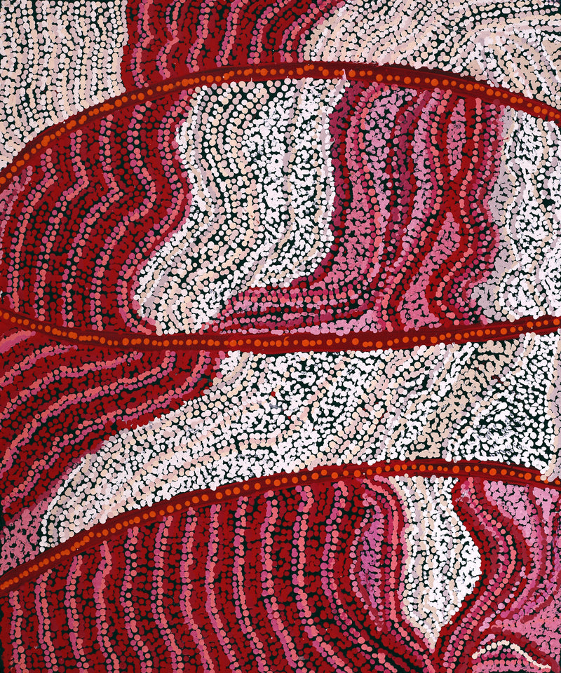 Aboriginal Artwork by Katie Walatinna, Walatinna, 60x50cm