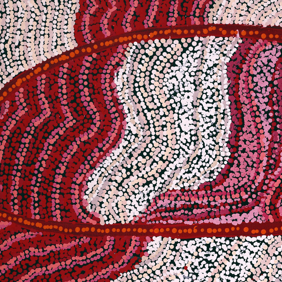 Aboriginal Artwork by Katie Walatinna, Walatinna, 60x50cm