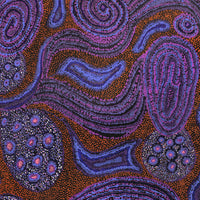 Aboriginal Artwork by Katrina Tjitayi, Kaliny-Kalinypa, 122x91cm