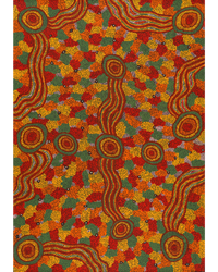 Aboriginal Artwork by Katrina Tjitayi, Kaliny-Kalinypa, 101x71cm