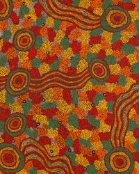 Aboriginal Artwork by Katrina Tjitayi, Kaliny-Kalinypa, 101x71cm
