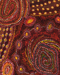 Aboriginal Artwork by Katrina Tjitayi, Kaliny-Kalinypa, 102x76cm