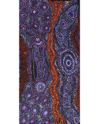 Aboriginal Artwork by Katrina Tjitayi, Kaliny-Kalinypa, 60x30cm
