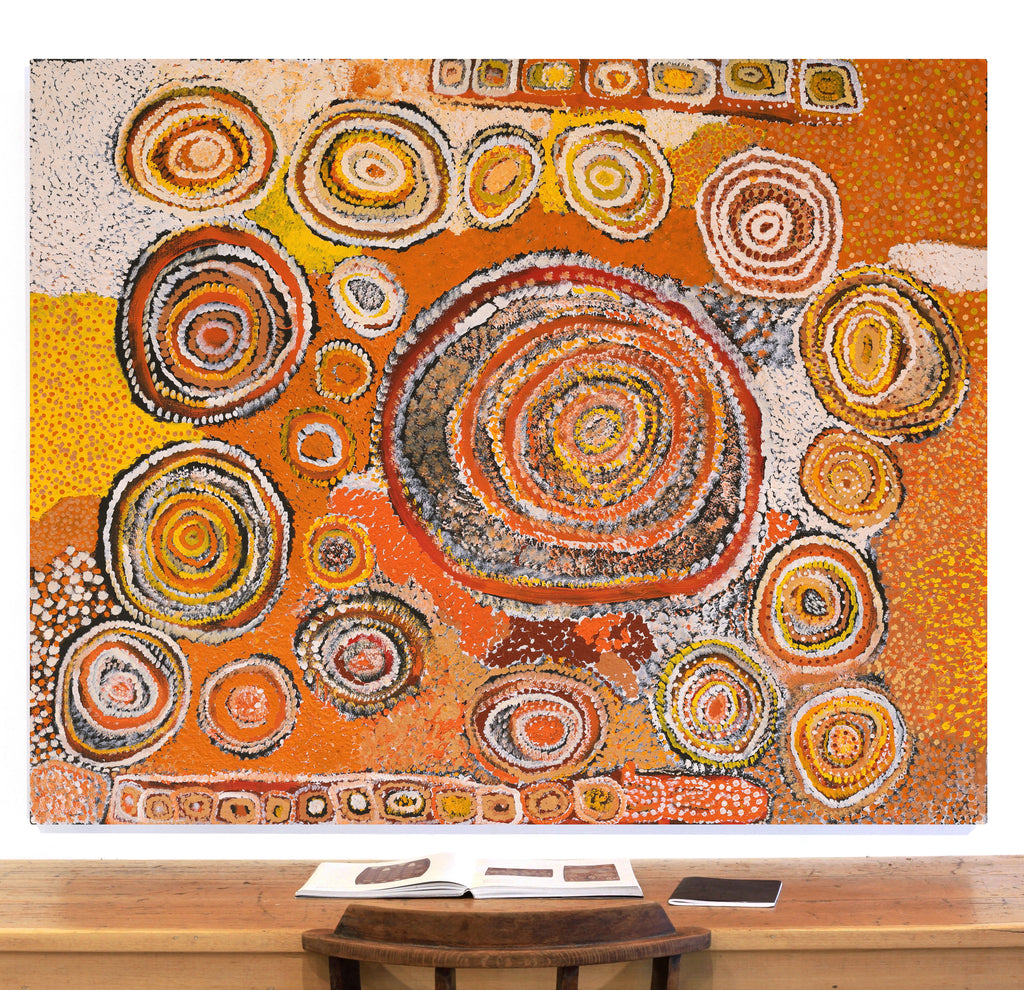 Kay Finn, Waterholes, 152x122cm