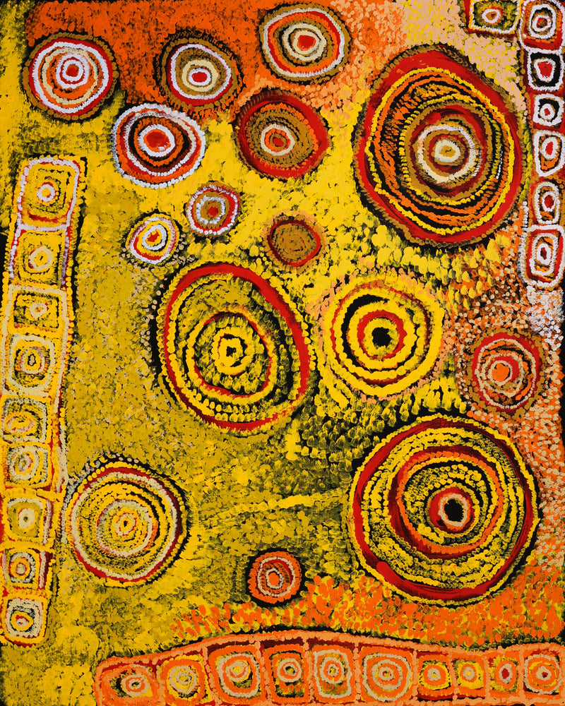 Kay Finn, Waterholes, 152x122cm
