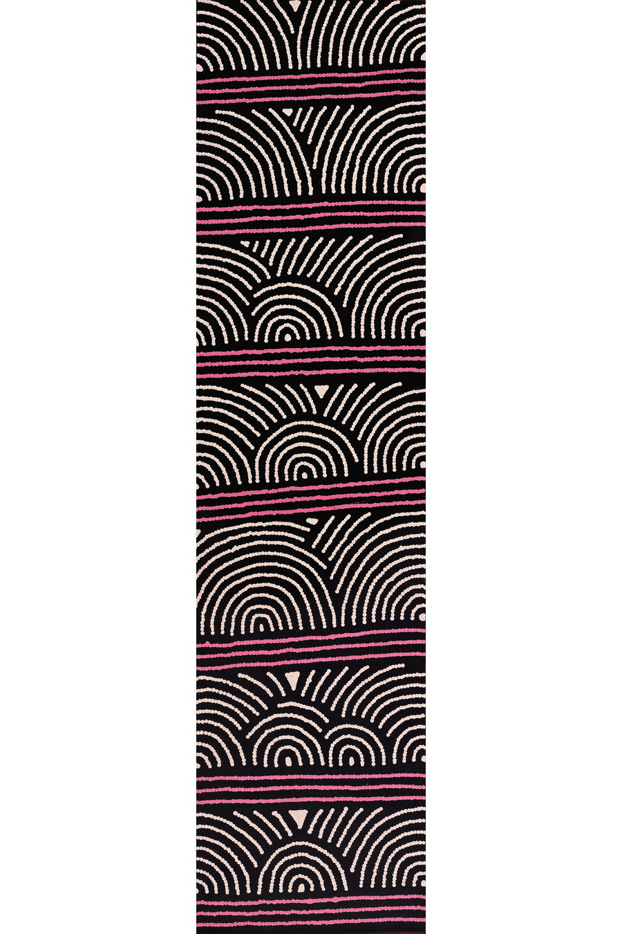 Aboriginal Artwork by Kaylene Nungurrayi Brown, Karnta Jukurrpa (Womens Dreaming), 122x30cm