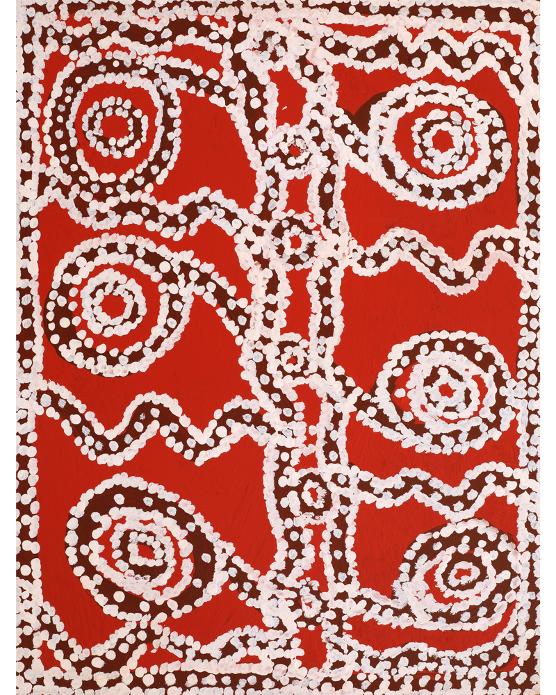 Aboriginal Artwork by Keith Minunga, 61x46cm