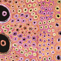 Aboriginal Artwork by Kelly Napangardi Michaels, Mina Mina Dreaming, 122x107cm