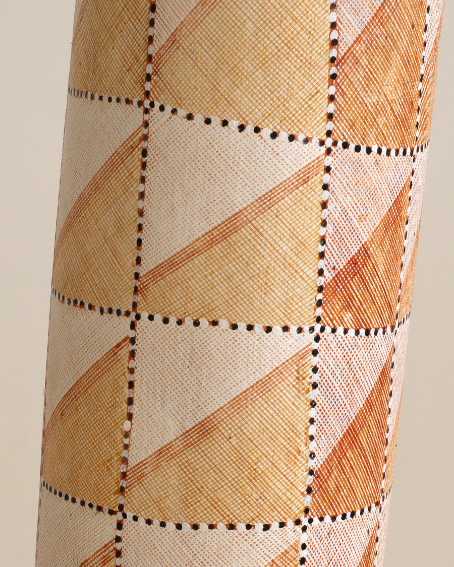 Aboriginal Artwork by Kenan Namunjdja, Lorrkon (Hollow Log), Kalawan, 89x11cm