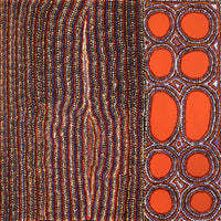 Aboriginal Art by Kieran Japangardi Michaels, Lappi Lappi Jukurrpa, 91x91cm - ART ARK®