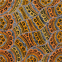 Aboriginal Artwork by Kirsty-Anne Napanangka Martin, Ngalyipi Jukurrpa (Snakevine Dreaming) - Mina Mina, 30x30cm