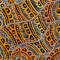 Aboriginal Artwork by Kirsty-Anne Napanangka Martin, Ngalyipi Jukurrpa (Snakevine Dreaming) - Mina Mina, 30x30cm