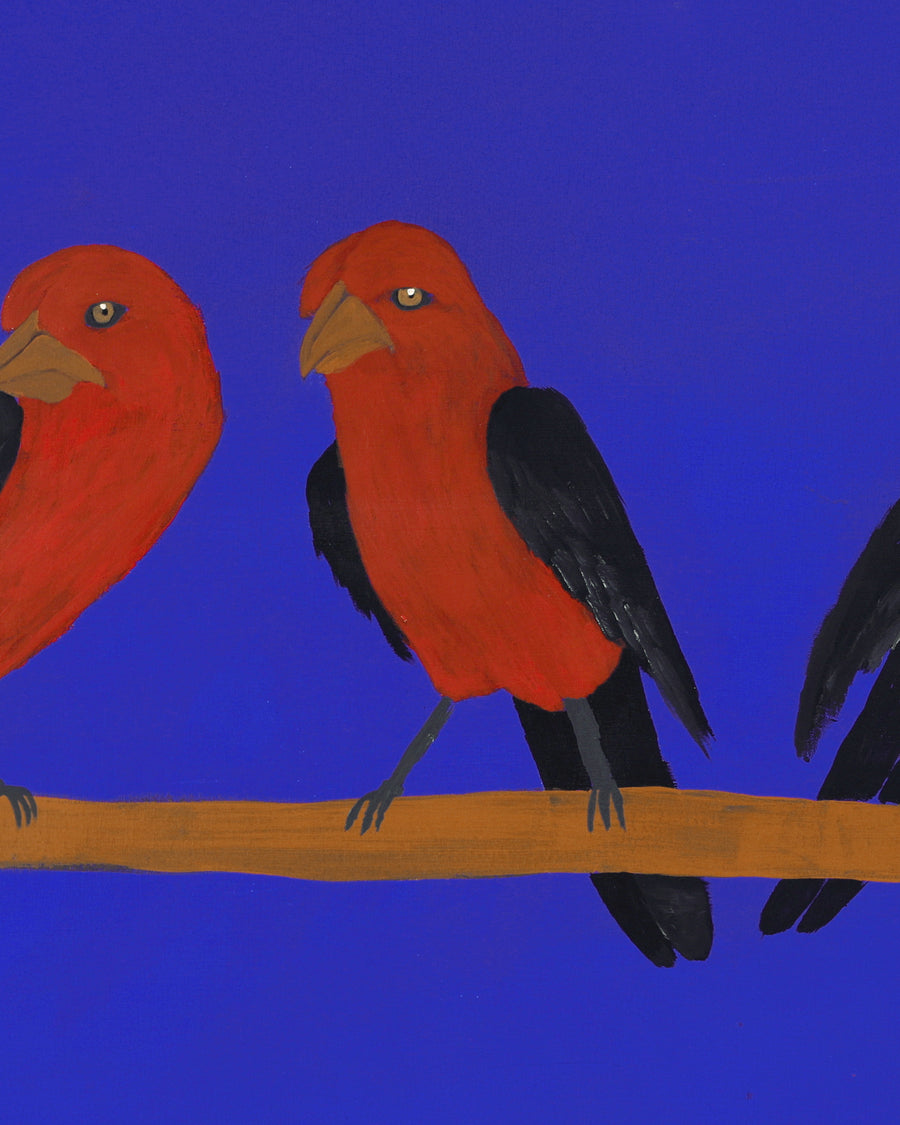 Aboriginal Artwork by Kushia Young, Tjulpu, 91x61cm