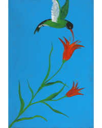 Aboriginal Artwork by Kushia Young, Tjulpu (bird), 91x61cm