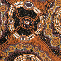 Aboriginal Artwork by Lena Young, Ngayuku Ngura, 49x46cm