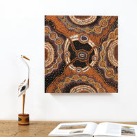 Aboriginal Artwork by Lena Young, Ngayuku Ngura, 49x46cm