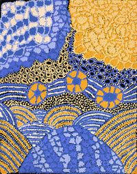 Aboriginal Artwork by Lena Young, Ngayuku Ngura, 51x40cm
