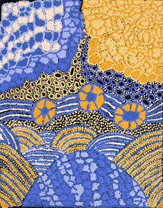 Aboriginal Artwork by Lena Young, Ngayuku Ngura, 51x40cm - ART ARK®