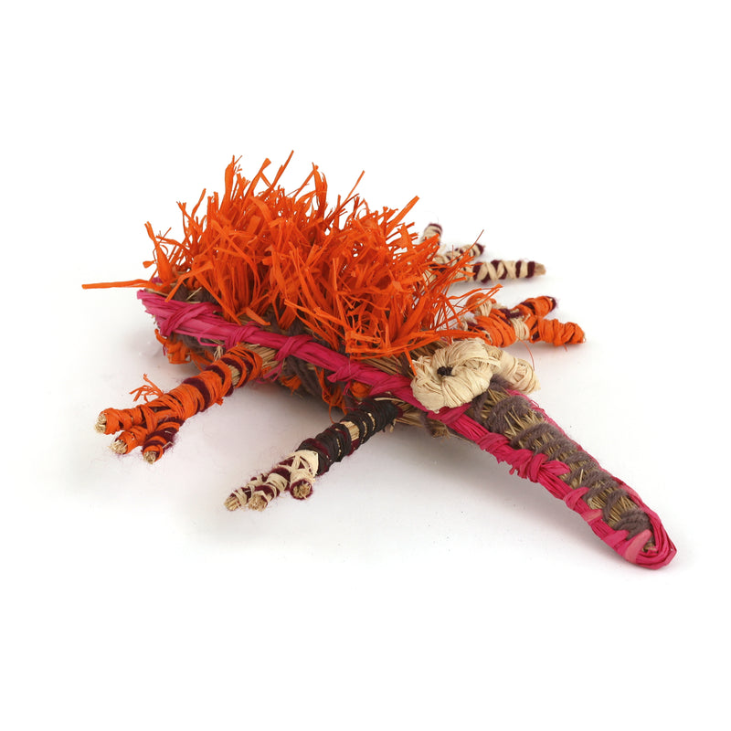 Aboriginal Artwork by Leshelle Mclean - Tjilkamarta (echidna) Tjanpi Sculpture