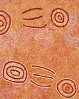 Aboriginal Artwork by Leston Japaljarri Spencer, Warna Jukurrpa (Snake Dreaming), 122x76cm