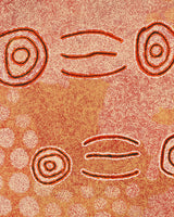 Aboriginal Artwork by Leston Japaljarri Spencer, Warna Jukurrpa (Snake Dreaming), 122x76cm