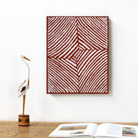 Aboriginal Artwork by Letisha Napanangka Marshall, Ngapa Jukurrpa (Water Dreaming) - Puyurru, 50x40cm
