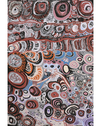 Aboriginal Artwork by Lexie Michael, Tjakura Tjukurpa - Lexie's Story, 100x68cm