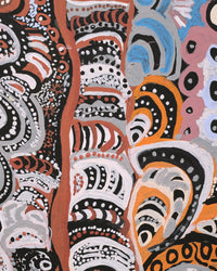 Aboriginal Artwork by Lexie Michael, Tjakura Tjukurpa - Lexie's Story, 100x68cm