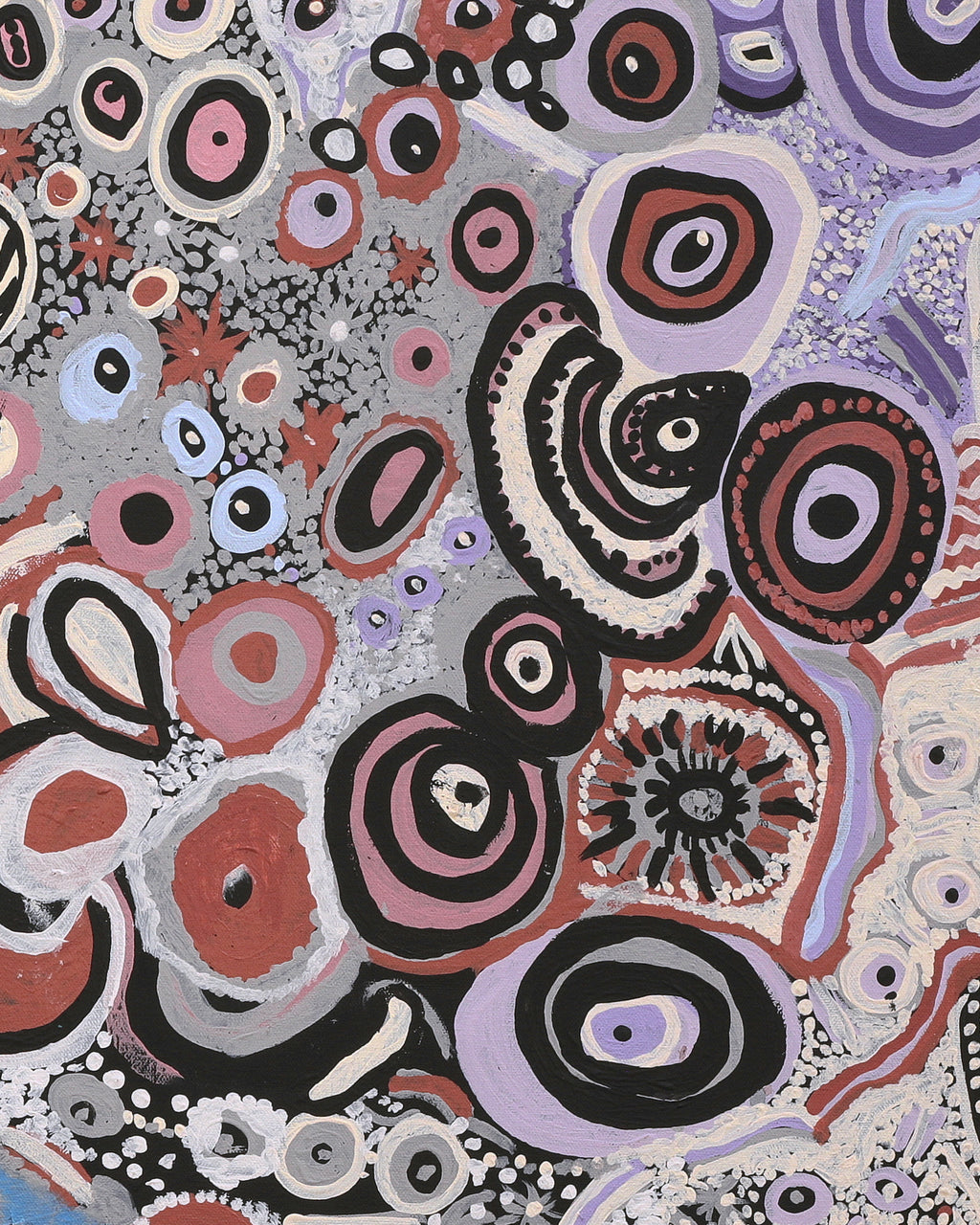 Aboriginal Artwork by Lexie Michael, Tjakura Tjukurpa - Lexie's Story, 100x68cm