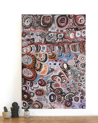 Aboriginal Artwork by Lexie Michael, Tjakura Tjukurpa - Lexie's Story, 100x68cm