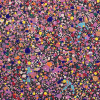 Aboriginal Artwork by Lloyd Jampijinpa Brown, Yankirri Jukurrpa (Emu Dreaming) - Ngarlikurlangu, 30x30cm