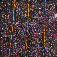 Aboriginal Artwork by Lloyd Jampijinpa Brown, Yankirri Jukurrpa (Emu Dreaming) - Ngarlikurlangu, 30x30cm