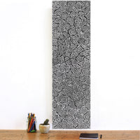 Aboriginal Artwork by Lola Nampijinpa Brown, Ngapa Jukurrpa - Mikanji, 107x30cm
