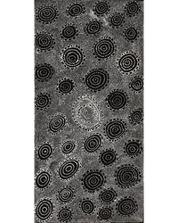 Aboriginal Artwork by Lola Nampijinpa Brown, Ngapa Jukurrpa - Mikanji, 61x30cm