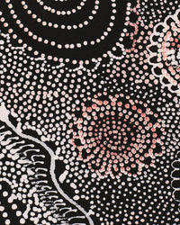 Aboriginal Artwork by Lola Nampijinpa Brown, Ngapa Jukurrpa - Mikanji, 76x61cm