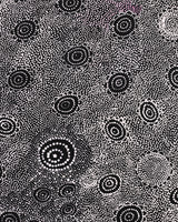 Aboriginal Artwork by Lola Nampijinpa Brown, Ngapa Jukurrpa - Mikanji, 91x61cm