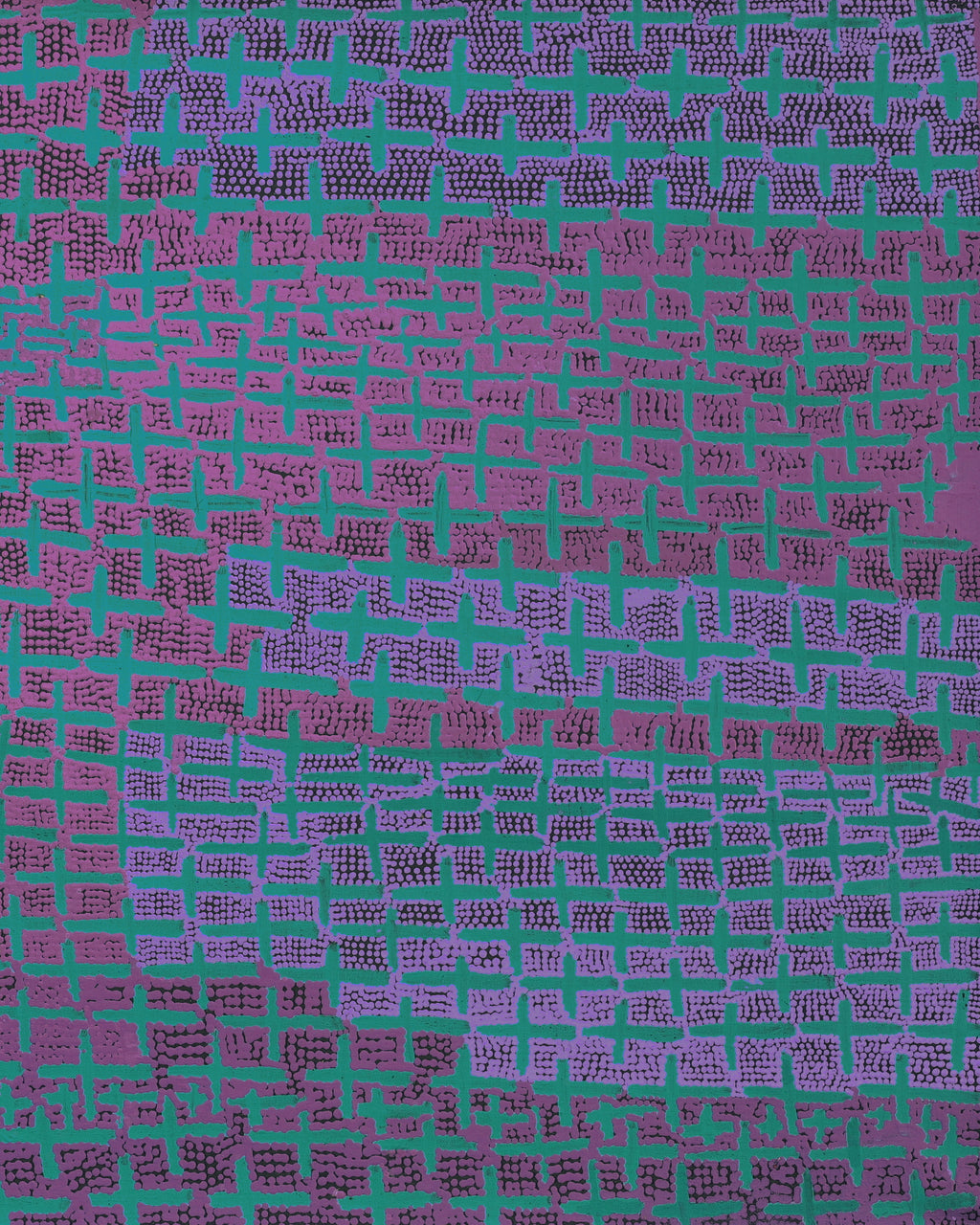 Aboriginal Artwork by Lorraine Nungarrayi Granites, Ngatijirri Jukurrpa (Budgerigar Dreaming), 122x61cm