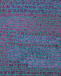 Aboriginal Artwork by Lorraine Nungarrayi Granites, Ngatijirri Jukurrpa (Budgerigar Dreaming), 122x61cm