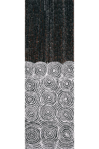 Aboriginal Artwork by Lorraine Nungarrayi Granites, Ngatijirri Jukurrpa (Budgerigar Dreaming), 91x30cm